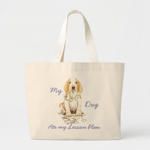 Mein Bracco Italiano hat meinen Lektionsplan angen Jumbo Stoffbeutel