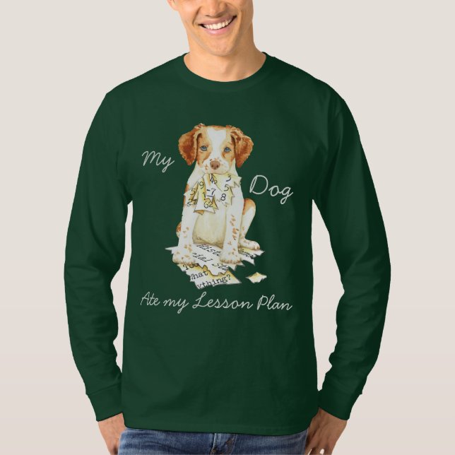 Mein Bretagne Ate My Lessingplan T-Shirt (Vorderseite)