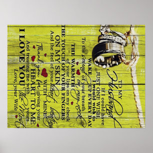 Mein Brief an den Mann, ein hübscher Brief an den  Poster