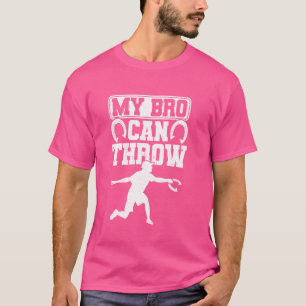 Mein Bro kann das Funny Horseshoe Pitching werfen T-Shirt