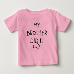 "MEIN BROTHER HAT ES GETAN" FUN-T - SHIRT