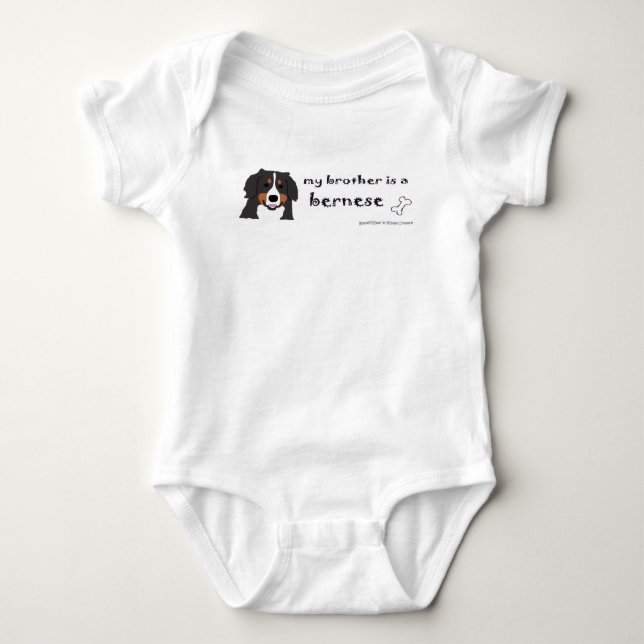 Mein Bruder ist Bermese Baby Strampler (Vorderseite)