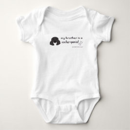 Mein Bruder ist Cocker Spanier Baby Strampler