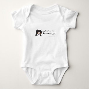 mein Bruder ist ein bernese Gebirgshund Baby Strampler
