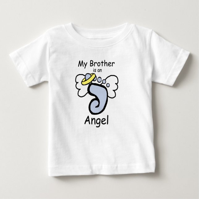 Mein Bruder ist ein Engel-Shirt Baby T-shirt (Vorderseite)