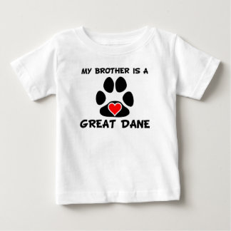 Mein Bruder ist ein großer Däne Baby T-shirt
