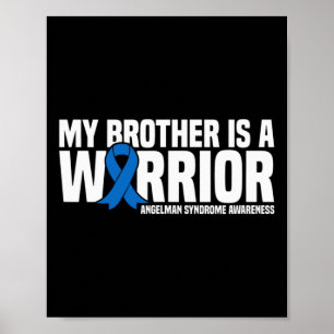 Mein Bruder ist ein Krieger-Angelman-Syndrom Aware Poster