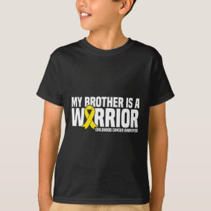 Mein Bruder ist ein Krieger-Kinderkrebs-Bewusstsei T-Shirt