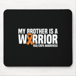 Mein Bruder ist ein Krieger Orange Ribbon Rsdcrps Mousepad