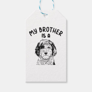 Mein Bruder ist ein Sheepadoodle Funny Doodle Dood Geschenkanhänger