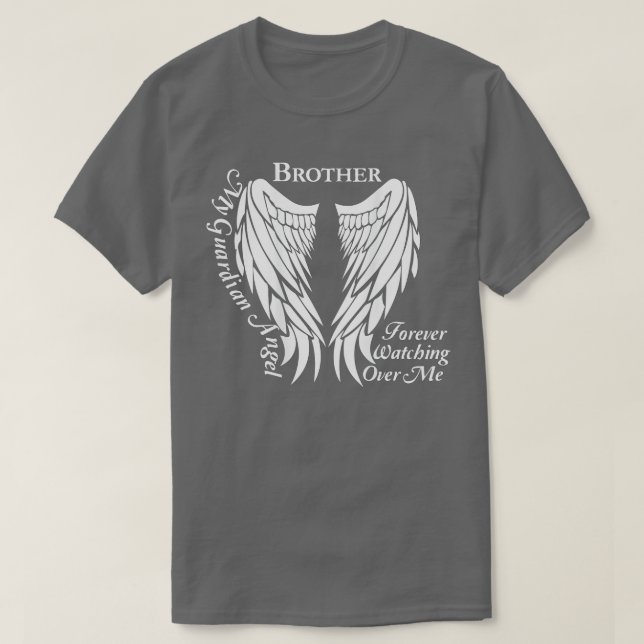 Mein Bruder ist mein Guardian Angel Memorial Gesch T-Shirt (Design vorne)
