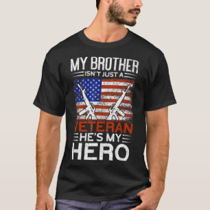 Mein Bruder ist mein herostolzer amerikanischer Ve T-Shirt