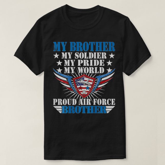 Mein Bruder ist Soldat der Luftwaffe-Bro T-Shirt (Design vorne)
