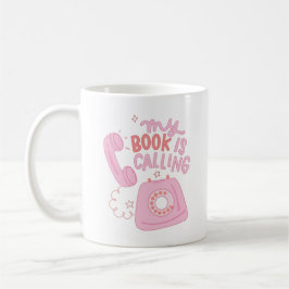 Mein Buch ruft  Kaffeetasse