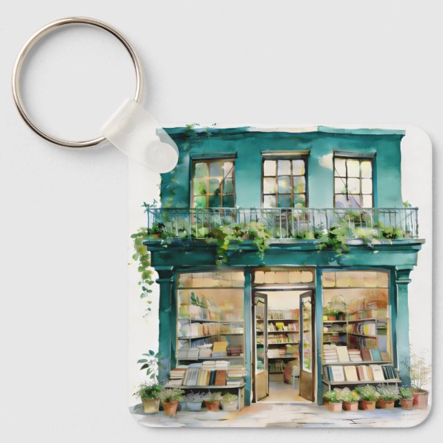 Mein Buchladen  Schlüsselanhänger (Vorderseite)