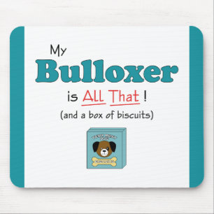 Mein Bulloxer ist alles das! Mousepad