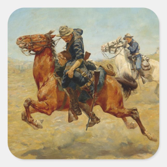 Mein Bunker Quadratischer Aufkleber (Vorderseite)