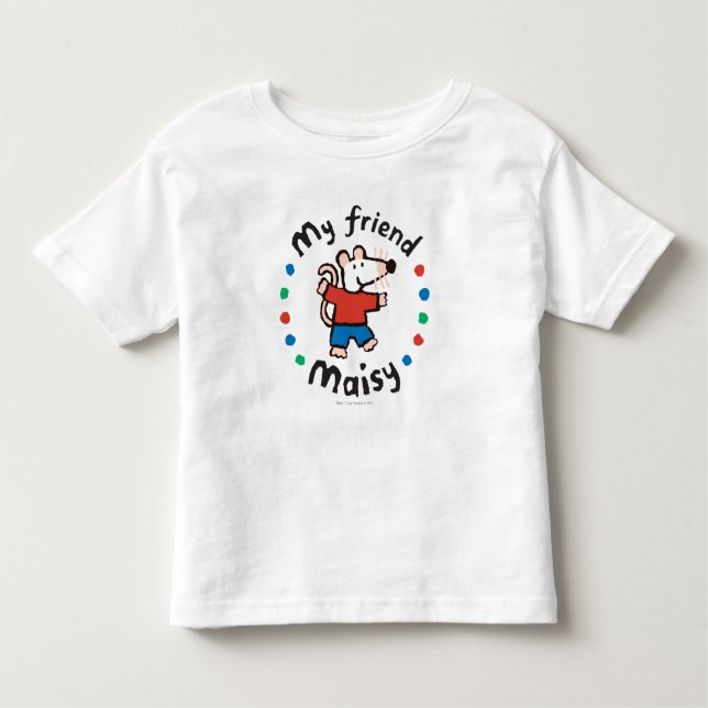 Mein bunter Kreis-Entwurf Freund-Maisy Kleinkind T-shirt (Vorderseite)