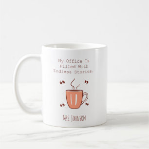 Mein Büro ist voller endloser Geschichten Leser Kaffeetasse