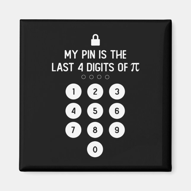 Mein Button ist das letzte 4-stellige Pi-Day-Numme Magnet (Vorne)