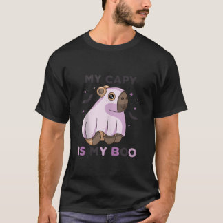 Mein Capy ist mein Boo Spooky Season Ghost Hallowe T-Shirt