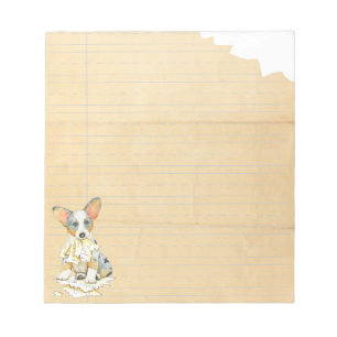 Mein Cardigan Welsh Corgi Ate meine Hausaufgaben Notizblock