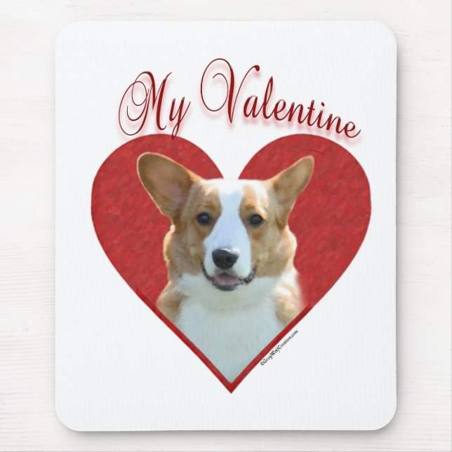 Mein Cardigan Welsh Corgi Valentine Mousepad (Vorne)