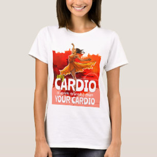 Mein Cardio ist eleganter Tee für Mädchen