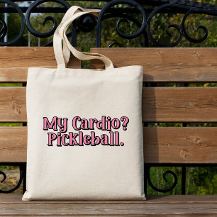 Mein Cardio? Pickleball. Funny Typografy Tragetasche