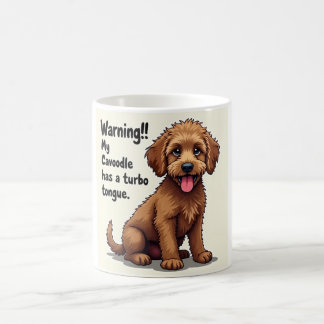Mein Cavoodle hat eine Turbo-Zunge Kaffeetasse