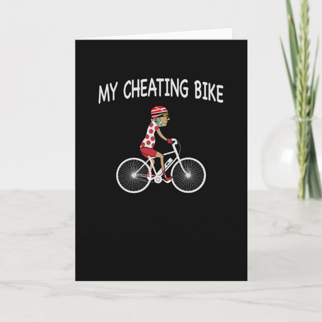 Mein Cheat Bike E-Bike Bike Geschenk Karte (Vorderseite)