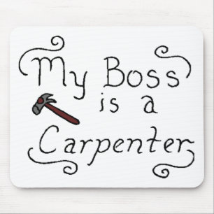 Mein Chef ist ein jüdischer Tischler Mousepad
