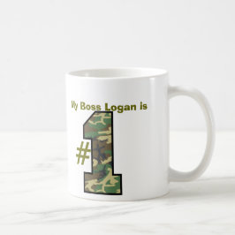 Mein CHEF ist Name-Tassen-Geschenk der Nr.-eine Kaffeetasse