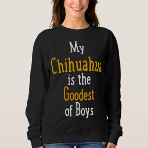 Mein Chihuahua ist der schönste Jungs Hund Sweatshirt