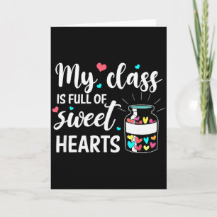 Mein Cl Ist Voll Mit Süßem Herz Valentinstag Lehre Karte