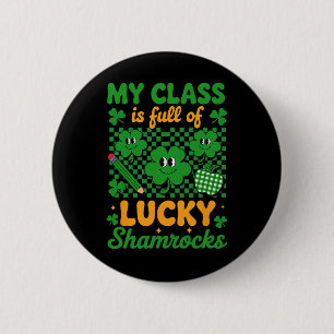Mein Cl ist voller Lucky Charms St. Patricks Tag S Button