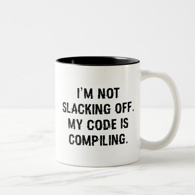 Mein Code kompiliert sich Zweifarbige Tasse (Rechts)