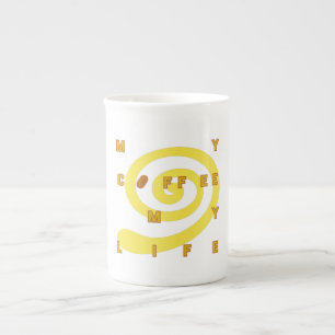 Mein Coffee My Life Espresso Cup Prozellantasse