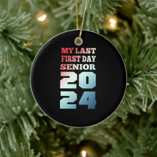 Mein Cooles Design vom letzten Tag im Senior 2024 Keramik Ornament