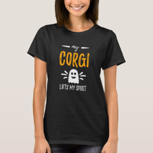 Mein Corgi hebt meinen Geist Hundemama Halloween T-Shirt