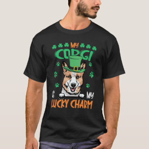 Mein Corgi ist mein Glücksbringer Irischer St. Pat T-Shirt