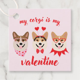 Mein Corgi ist mein Valentine Geschenkanhänger