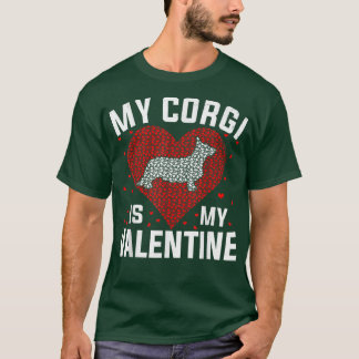 Mein Corgi ist meine Valentinstag-Jungs-Girls T-Shirt