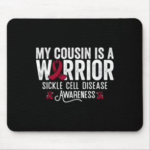 Mein Cousin ist ein Kämpfer-Kranken-Anämie-Krieg Mousepad