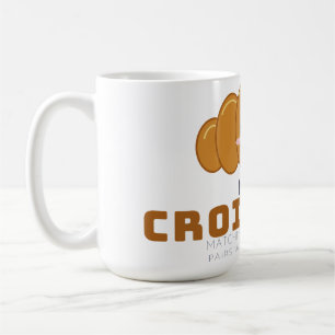 Mein Croissant-Paar Croissant-Tasse Kaffeetasse
