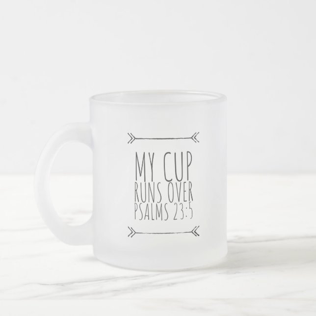 Mein Cup läuft über die Tasse der Bibel Verse (Links)