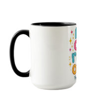 Mein Cup läuft über Niedliche Combo-Tasse