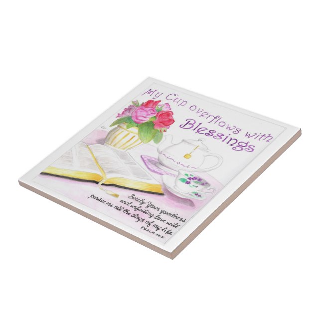 Mein Cup überfließt Keramik Fliese (Seite)