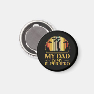 Mein Dad ist mein Superheld Magnet