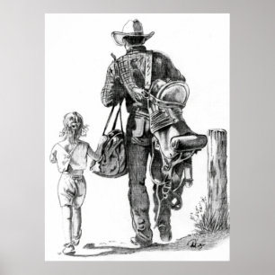 Mein Dad´s ein Cowboy Poster